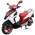 Adulti Gas motore Scooter 150cc rosso 