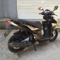 Strada legale Gas Scooter ciclomotore 125cc nero 