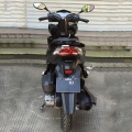 Strada legale Gas Scooter ciclomotore 125cc nero 